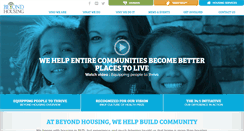 Desktop Screenshot of beyondhousing.org