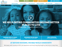 Tablet Screenshot of beyondhousing.org